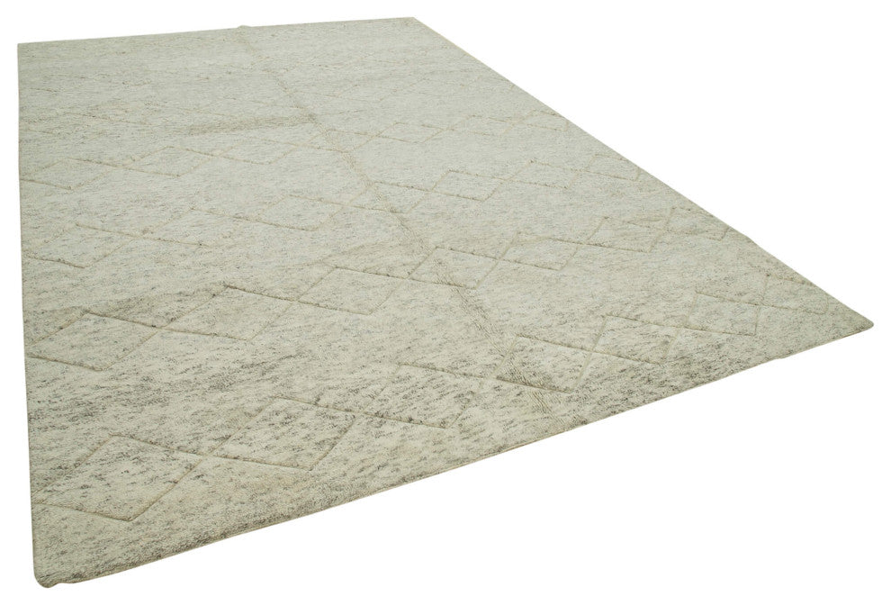 Rug N Carpet - Handmade Unique 9' 8'' x 14' 2'' Moroccan Area Rug