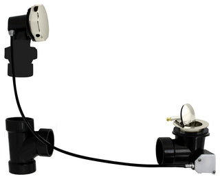 Ball Joint Head ABS 45" Cable Drive BW&O, Satin Nickel