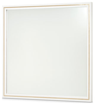 Palm Gate Wall Mirror, Cloud White