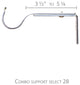 Joffre Non-Telescoping Curtain Rod, Distressed Wood, 120''''