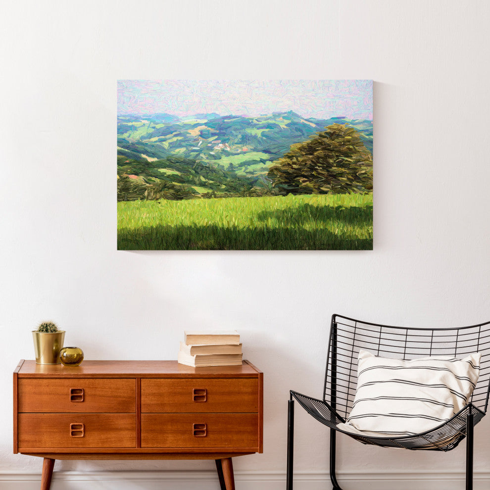 Mountain Field 30x20 Canvas