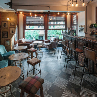 Kings Rombos Night Ceramic Floor and Wall Tile