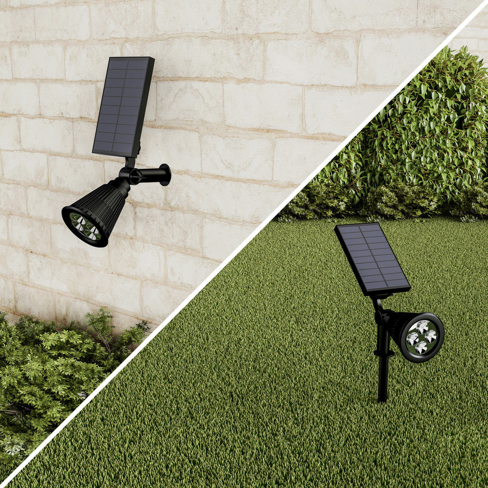 Solar Powered Outdoor Spotlights, Set of 2 Lights by Pure Garden