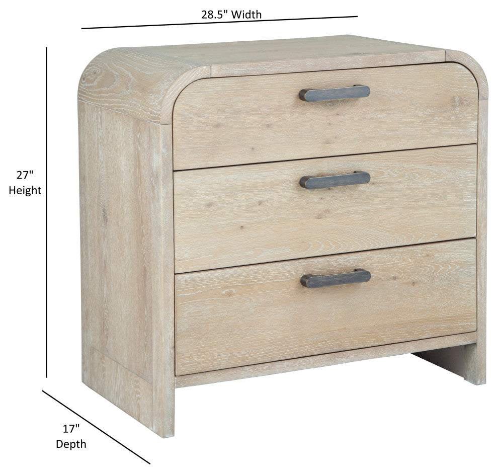 Melia 3-drawer Nightstand