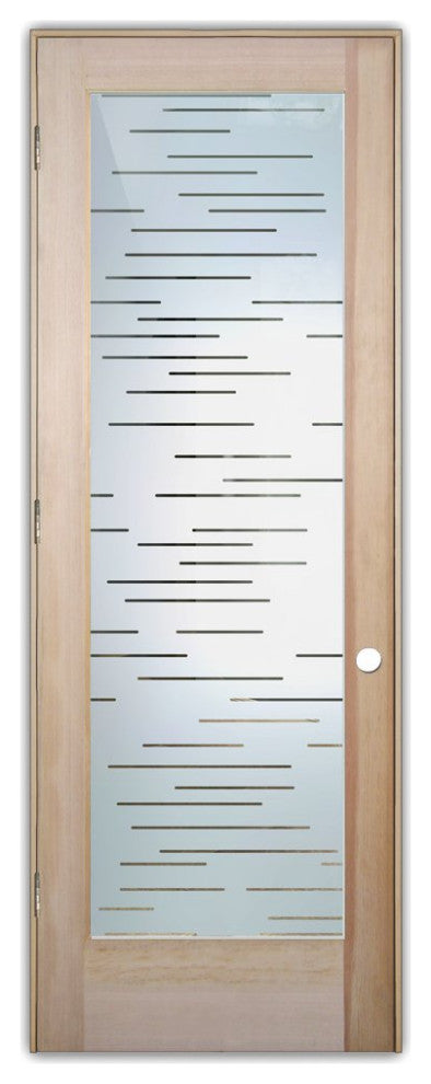 Interior Prehung Door or Interior Slab Door - Finer Lines - Douglas Fir...