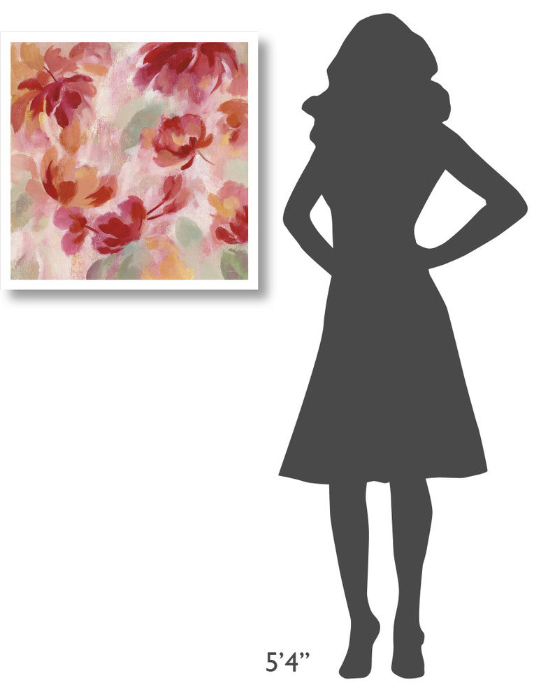 "Spring Galore III" Digital Paper Print by Silvia Vassileva, 26"x26"