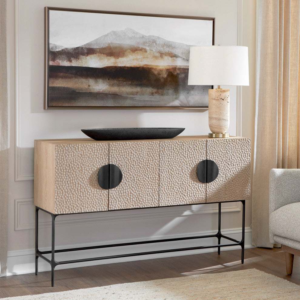 Uttermost - 32359 - Framed Canvas - Splash Of Land - Solid Wood