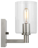 Fullton One Light Wall / Bath Sconce, Brushed Nickel