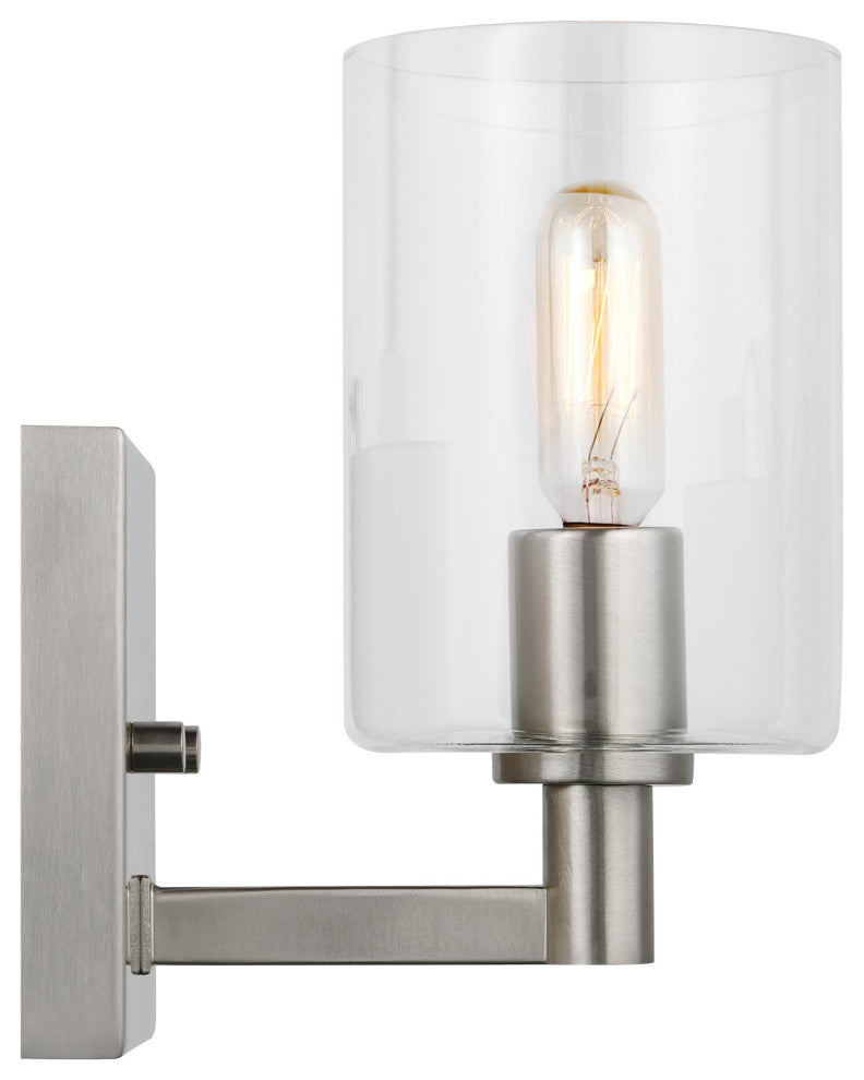 Fullton One Light Wall / Bath Sconce, Brushed Nickel