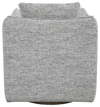 Corben Swivel Chair, Blue