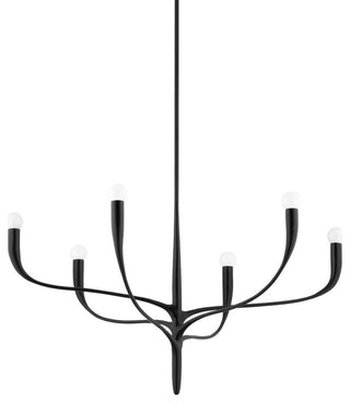 Labra 6-Light Chandelier, Aged Iron