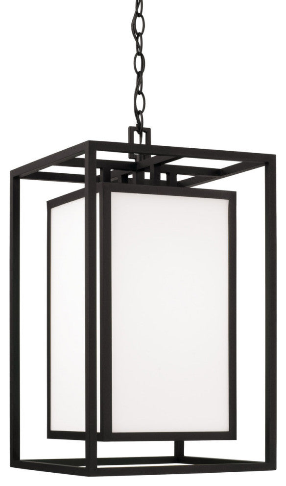 Capital Lighting 953114 Aiden 13"W Outdoor Pendant - Black