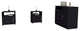 DEPOT E-SHOP Solon 3 Piece Bedroom Set, Drawer Dresser and 2 Nightstands