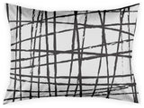 Black Scratch Standard Pillow Sham