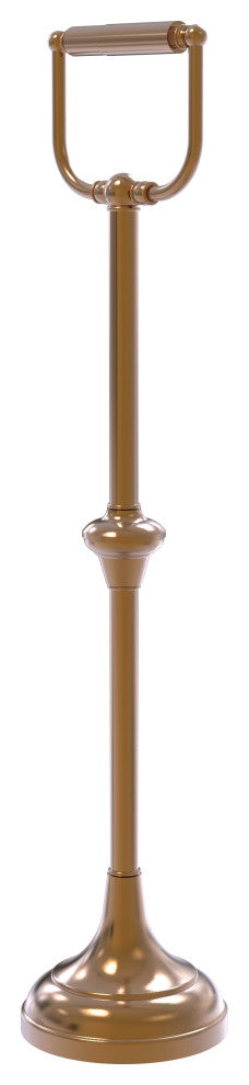 Free Standing Toilet Tissue Holder, Brushed Bronze