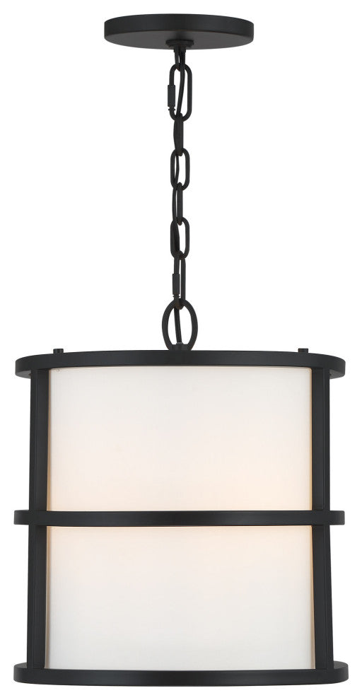 Crystorama Lighting Group 9593 Hulton 3 Light 13"W Pendant - Matte Black