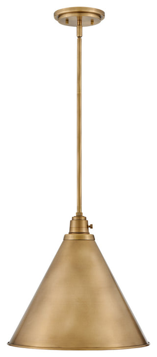 Hinkley Arti 14.5" Medium Pendant Light, Heritage Brass
