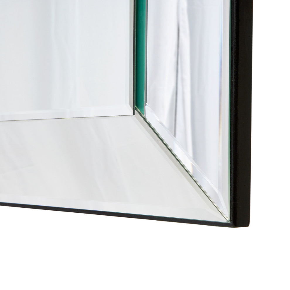 Carmela Wall Mirror Glossy Charcoal Sand