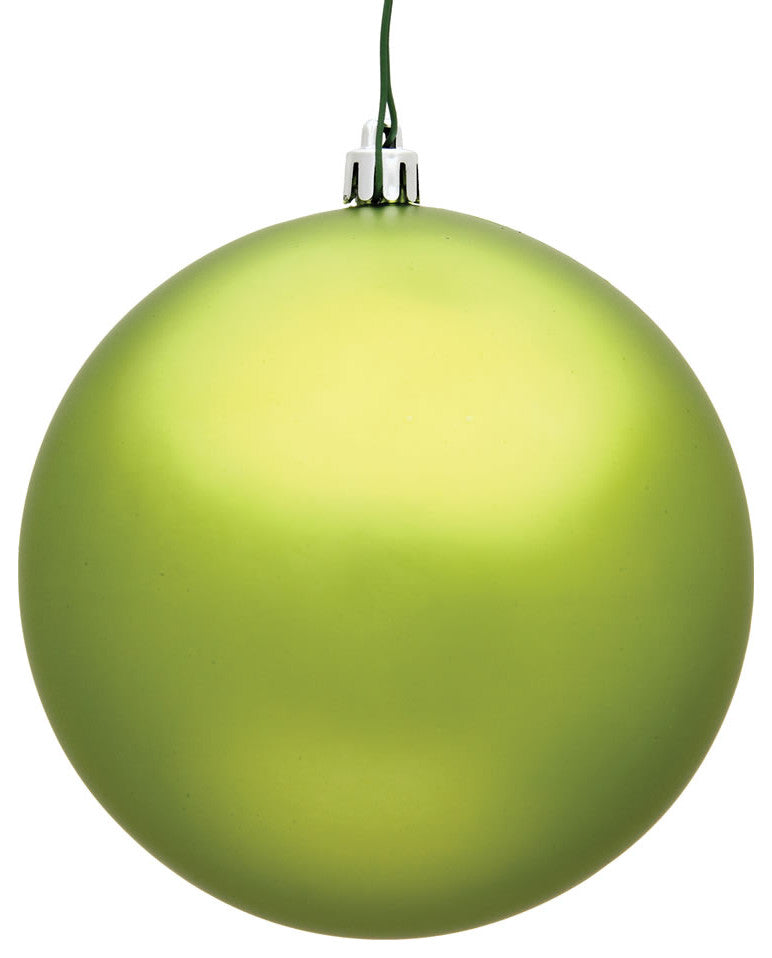 Vickerman 8" Lime Matte Ball Ornament
