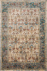 Isadora Rug, Sand and Steel, 6'x9'