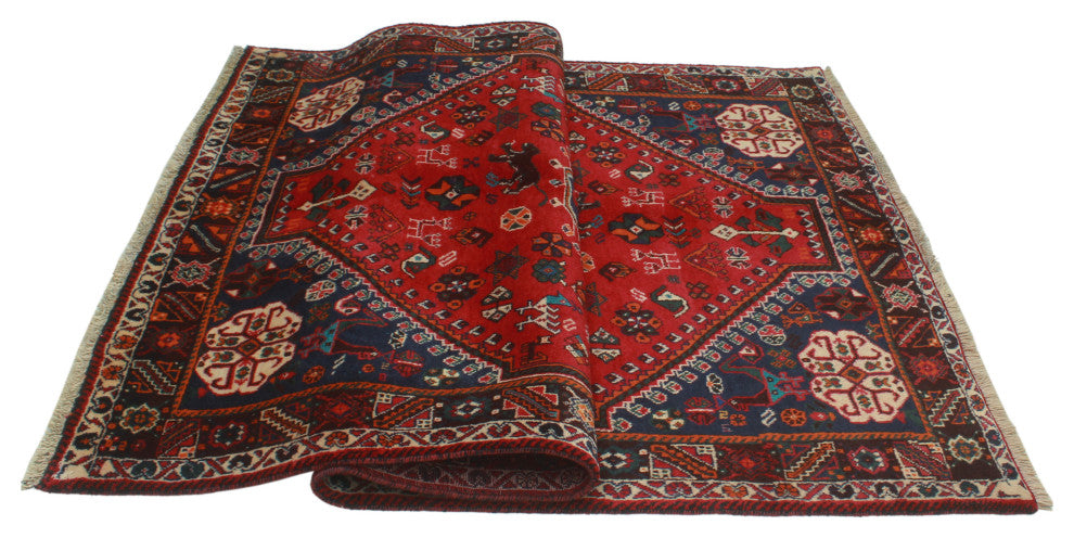 Fine Vintage Distressed Arlin Red Runner