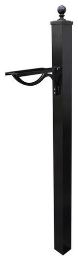 SPK-710 Springfield Direct Burial Mailbox Post, black