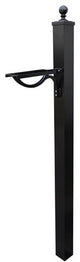 SPK-710 Springfield Direct Burial Mailbox Post, black