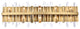 Elegant Lighting 2200W36SG Serena 36" Crystal Bath Sconce, Satin Gold