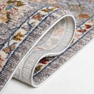 Safavieh Lauren Ralph Lauren Collection LRL1402 Rug, Grey/ Blue/Rust, 5'x8'