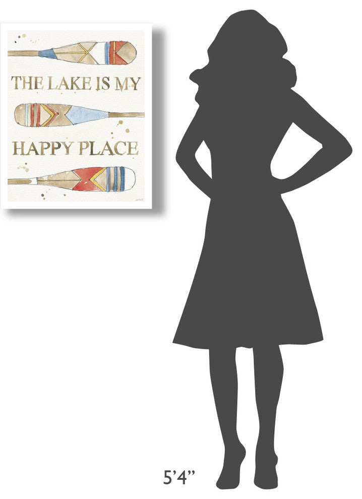 "Lakehouse III Red" Digital Paper Print by Anne Tavoletti, 22"x26"