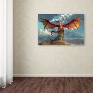 Daniel Eskridge 'Fire Dragon' Canvas Art, 16" x 24"