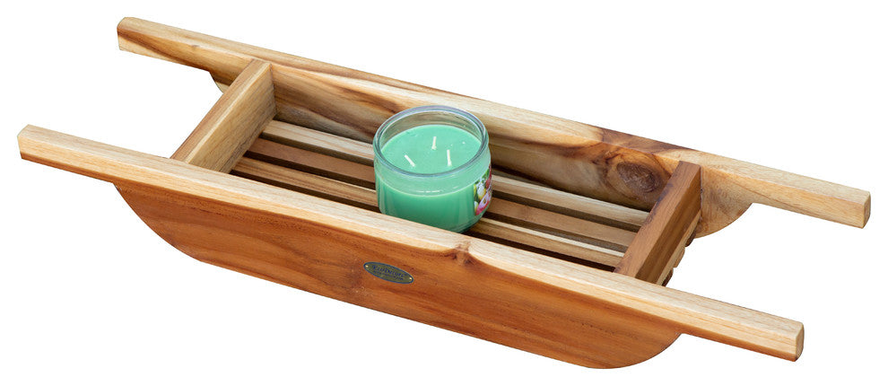 EcoDecors Eleganto Teak Bath Caddy