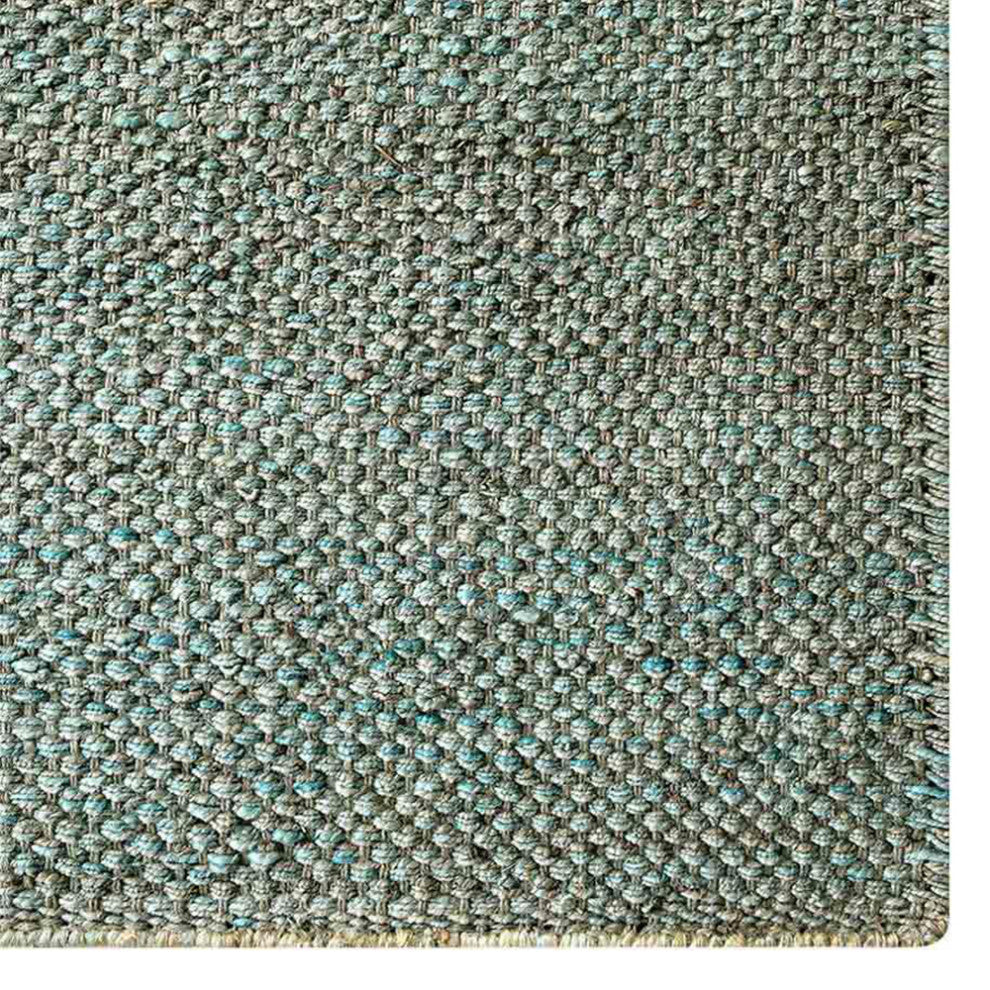 HAND WOVEN JUTE ECO-FRIENDLY SOLID AREA RUGS , Green, Solid, Outdoor Indoor