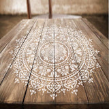 Mandala Stencil Prosperity, Trendy, Easy DIY Wall Stencils For Home Decor, 18"