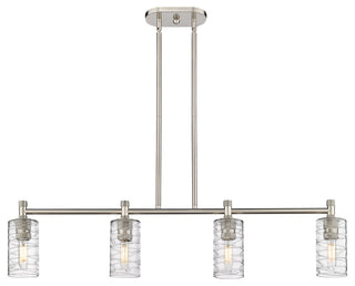 Crown Point 4 43.75" Island Lighting Satin Nickel