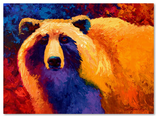 Marion Rose 'Ab Grizz II' Canvas Art, 14" x 19"