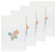 Caroline 4 Piece Embellished Washcloth Set