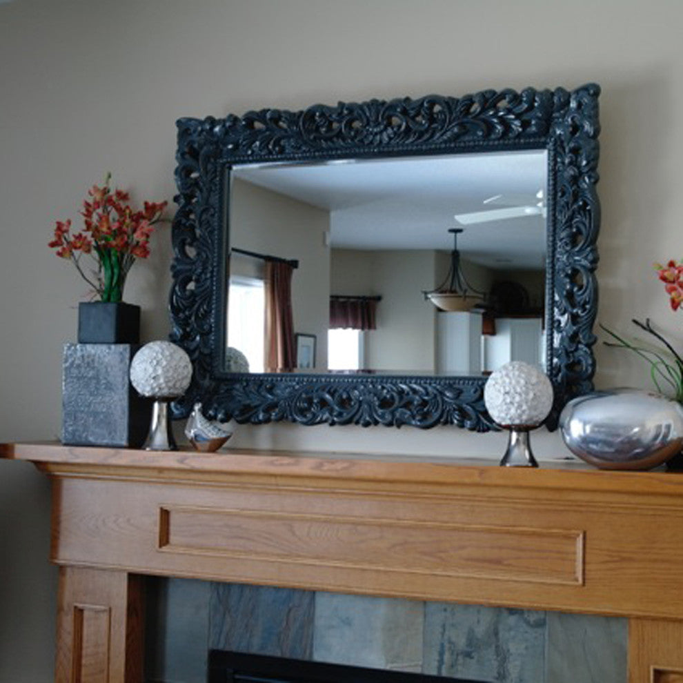 Barcelona Mirror, Charcoal Gray