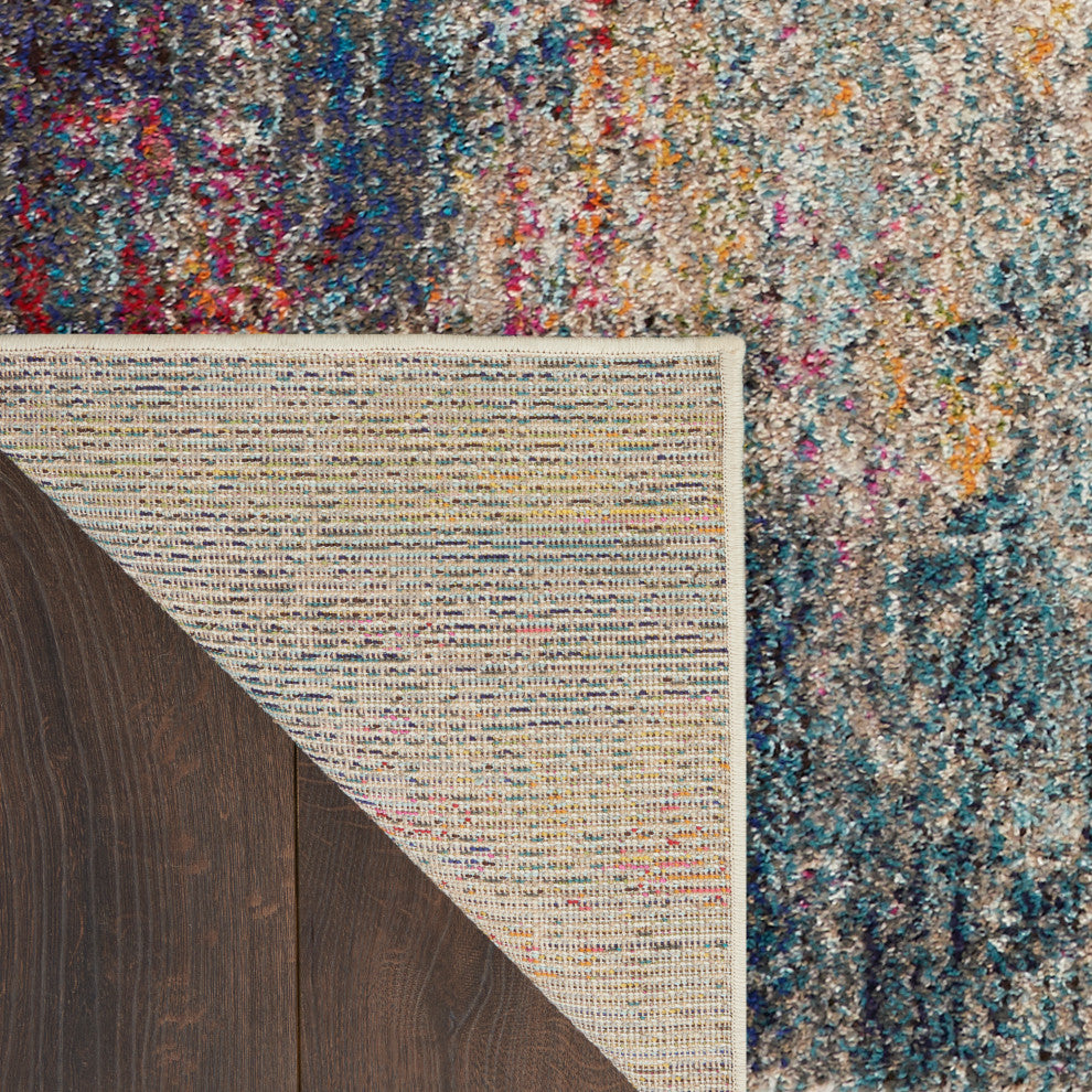 Nourison Celestial 9' x 12' Multicolor Modern Indoor Area Rug