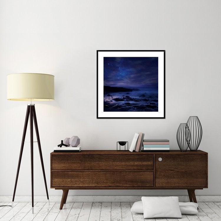 "Insomnia" Framed Digital Print by Sebastien Del Grosso, 38"x38"