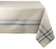 Nautical Blue French Stripe Tablecloth, 60"x120"