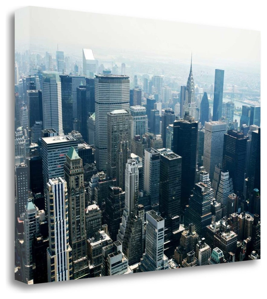 "Manhattan" By Photoinc Studio,Ready to Hang Giclee Print on Gallery Wrap Canvas