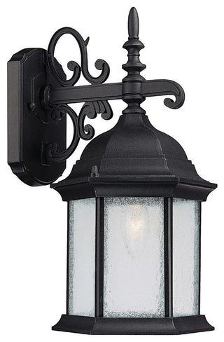 Capital Lighting Main Street 1 Light Wall Lantern, Black