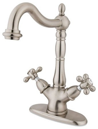 Kingston Brass Vessel Sink Faucet, Brushed Nickel