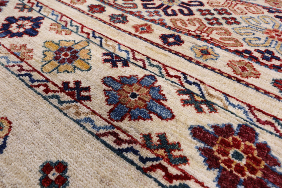 8' 0" X 11' 2" Handmade Persian Gabbeh Tribal Wool Rug Q10964