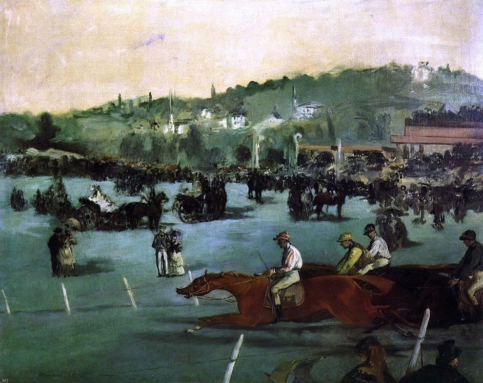 Edouard Manet The Races in the Bois de Boulogne Wall Decal