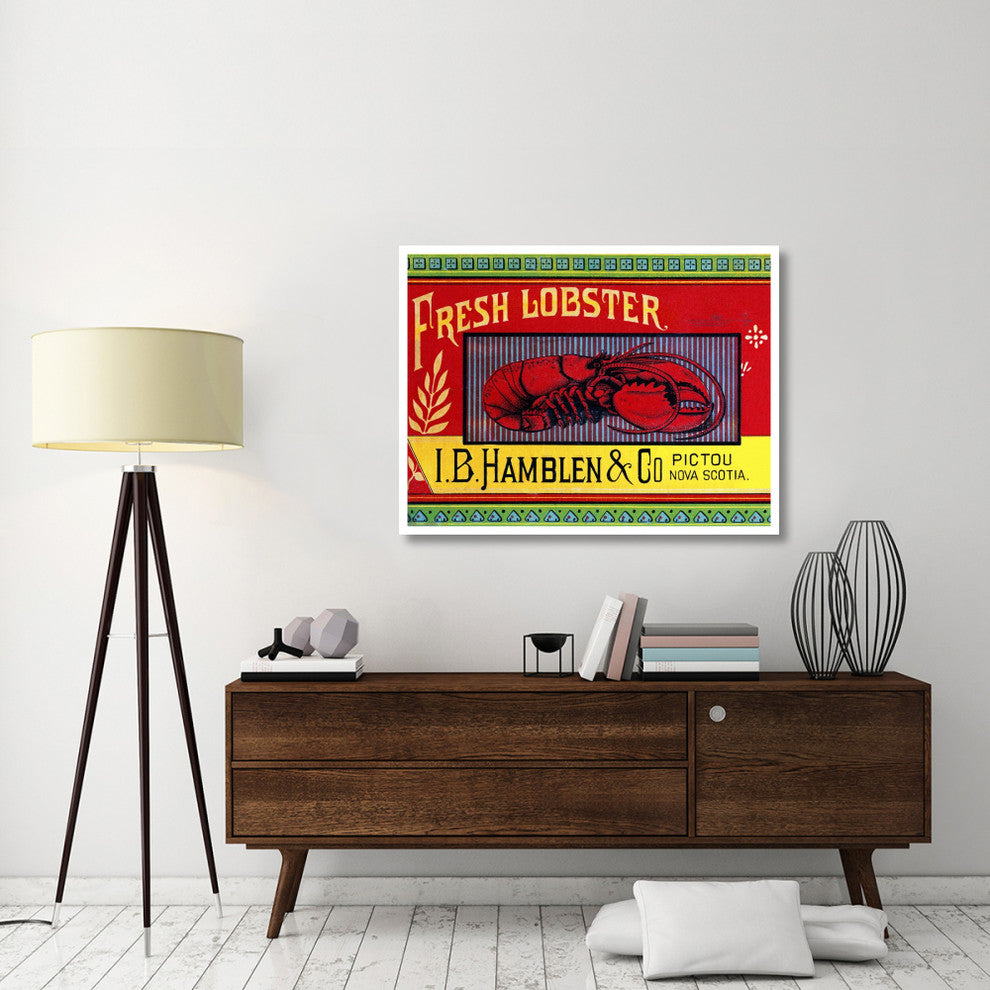 "Fresh Lobster" Digital Paper Print by Retrolabel, 46"x35"