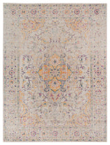 Eternal Solidad Area Rug, Ivory, 7'6" x 9'6", Oriental
