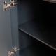 31" Single Sink Vanity, Dark Gray Finish With Gray Granite With Round Sink