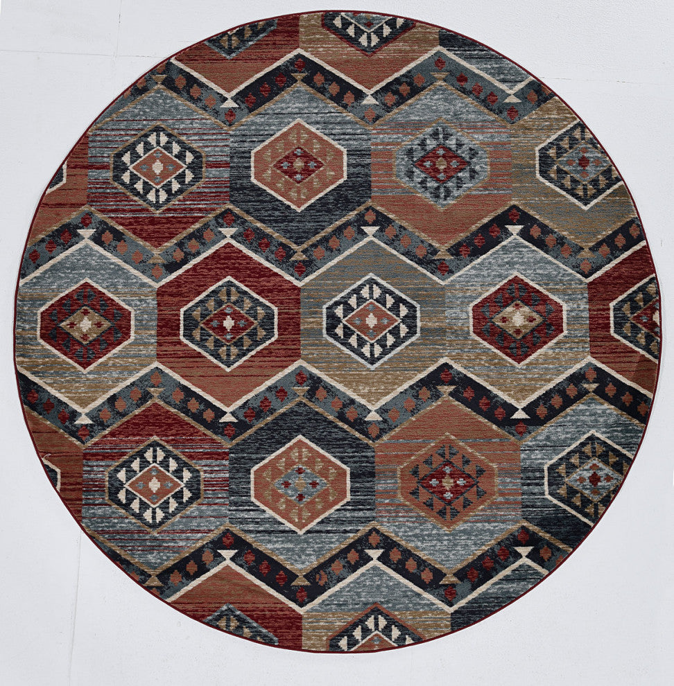 KAS Chester 5630 Red Artisan Area Rug, 9'x12'